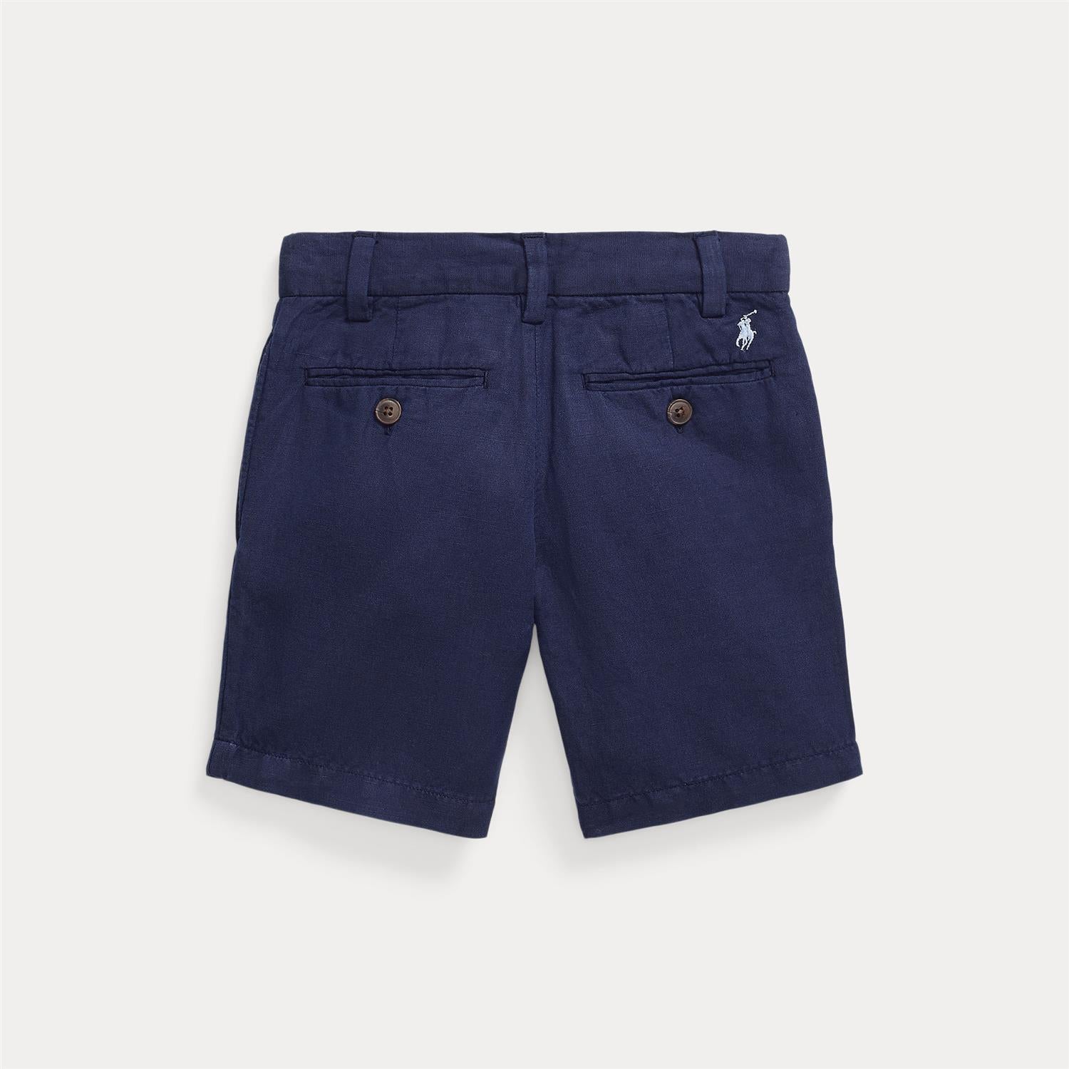 RALPH LAUREN 2-7År Preppy Shorts m/lin Mørkeblå - Farmor Ingvarda