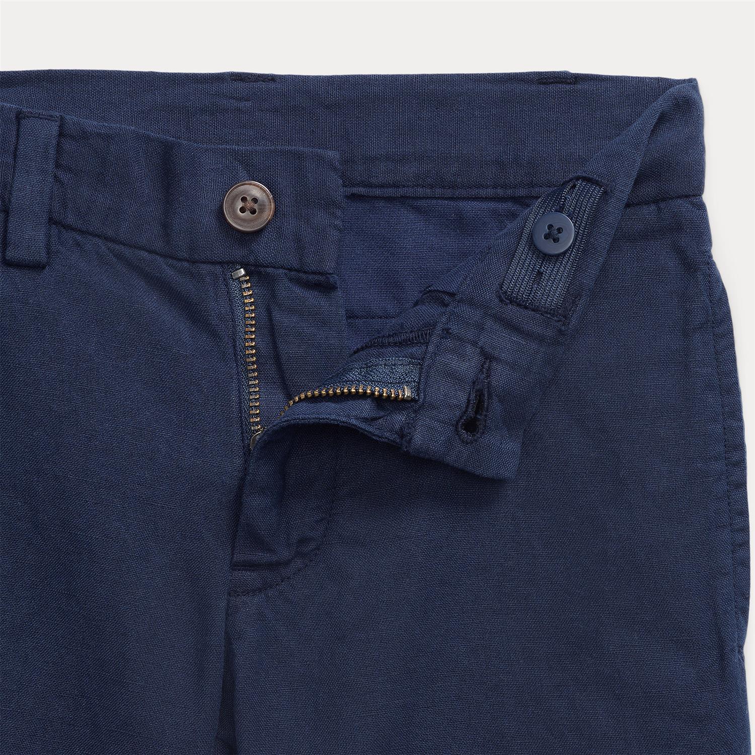 RALPH LAUREN 2-7År Preppy Shorts m/lin Mørkeblå - Farmor Ingvarda