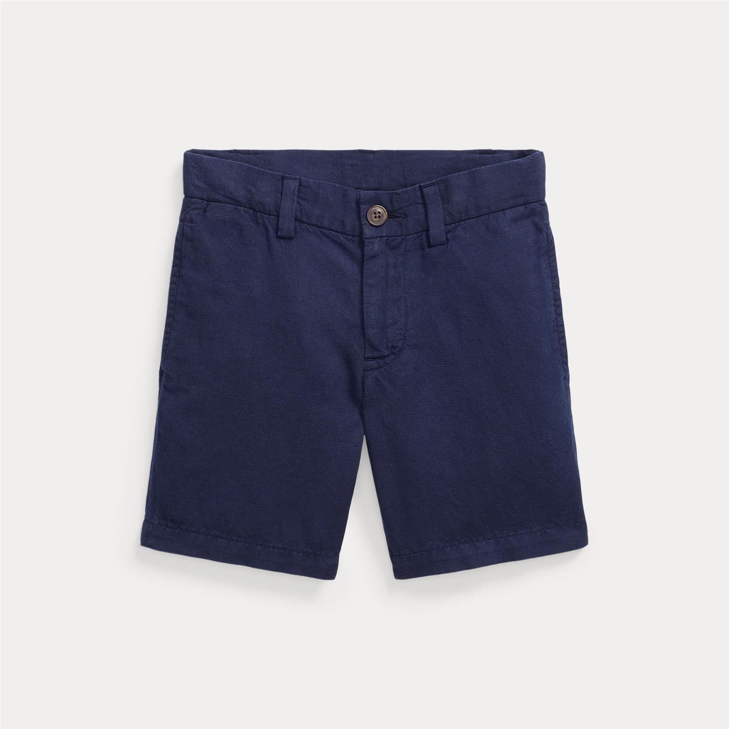RALPH LAUREN 2-7År Preppy Shorts m/lin Mørkeblå - Farmor Ingvarda
