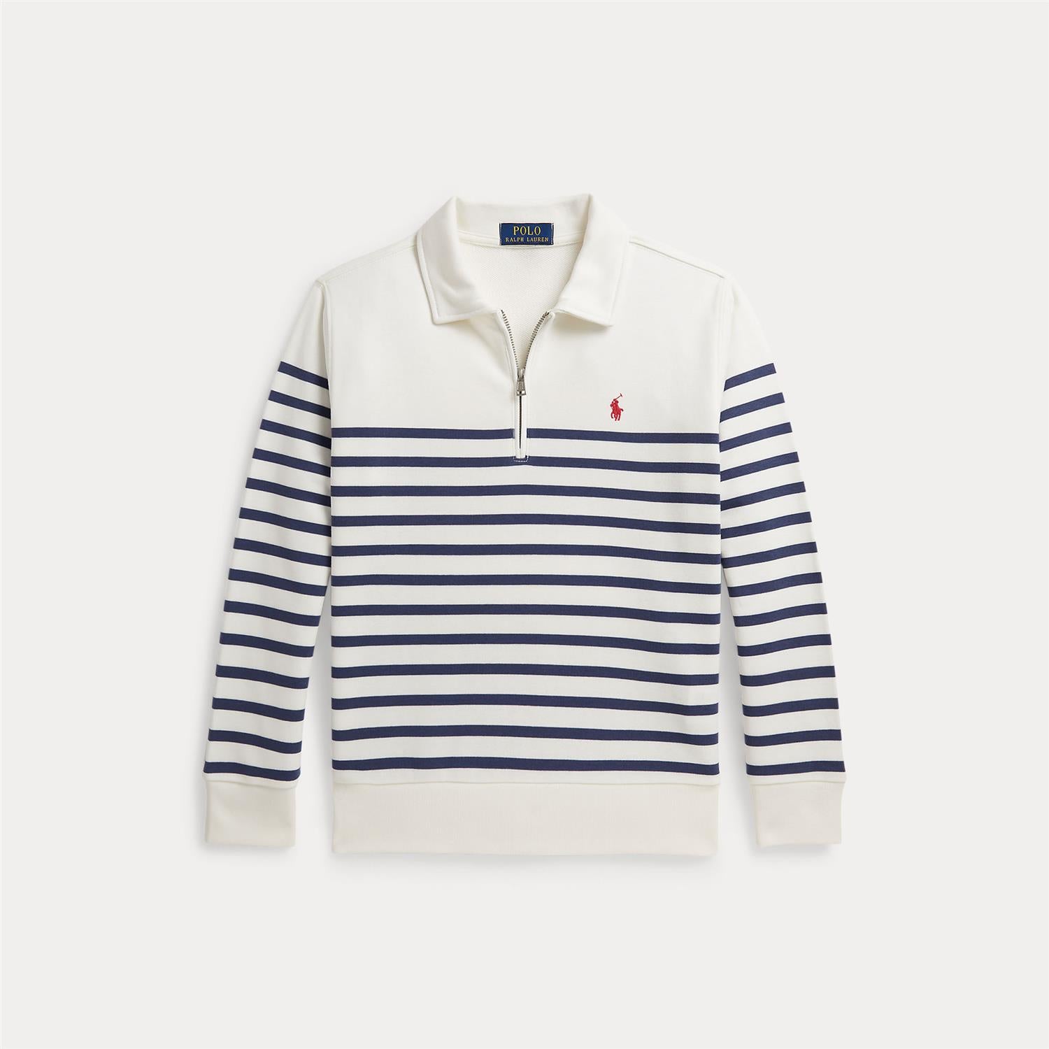 RALPH LAUREN 8-16År Half Zip Sweatshirt - Farmor Ingvarda