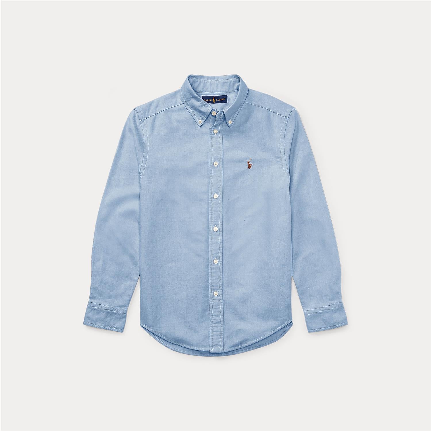 RALPH LAUREN 8-16År Oxford Shirt Lyseblå - Farmor Ingvarda