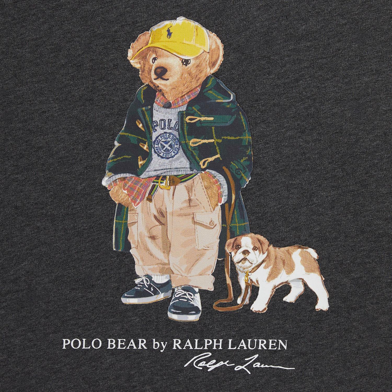 RALPH LAUREN 8-16År Polo Bear Sweatshirt Koksgrå - Farmor Ingvarda
