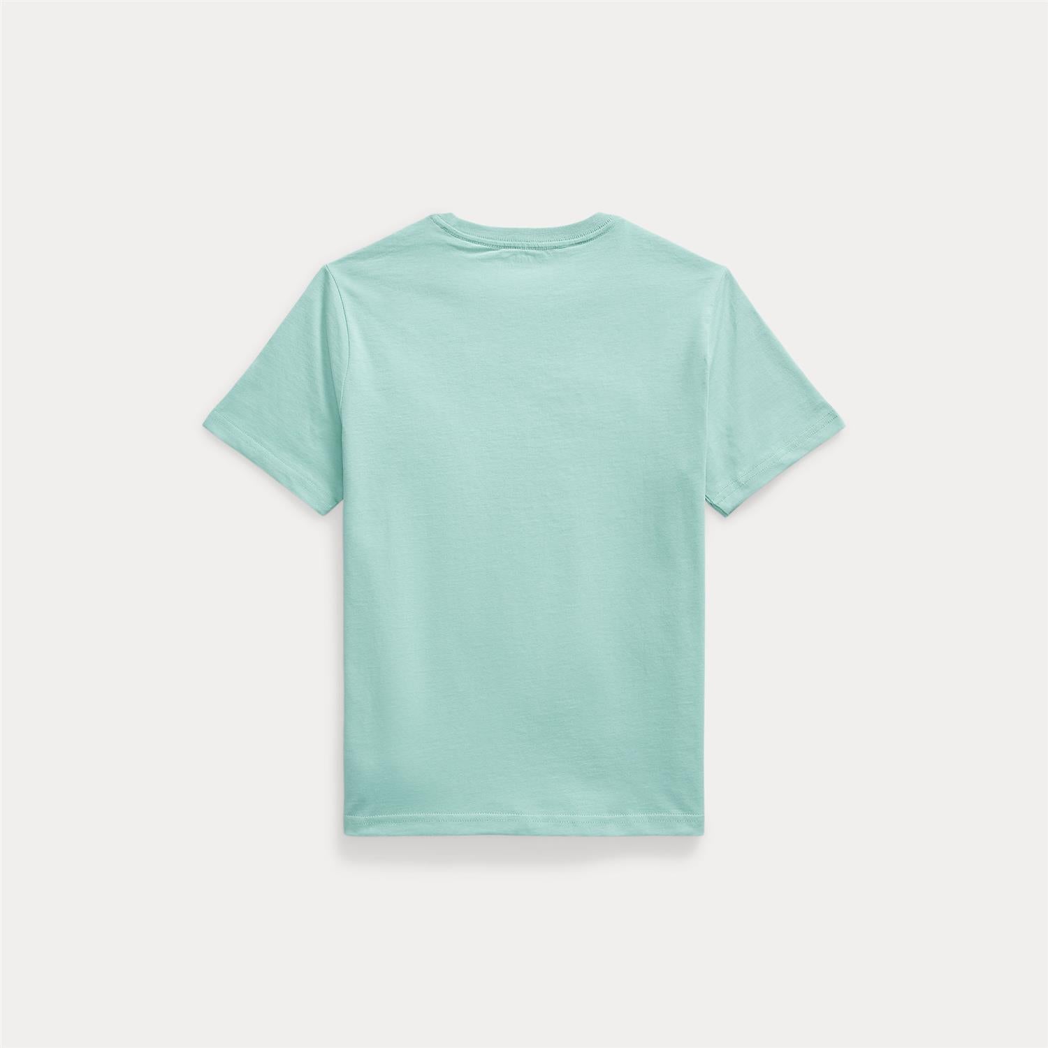 RALPH LAUREN 8-16År T-skjorte liten logo Pastellgrønn - Farmor Ingvarda