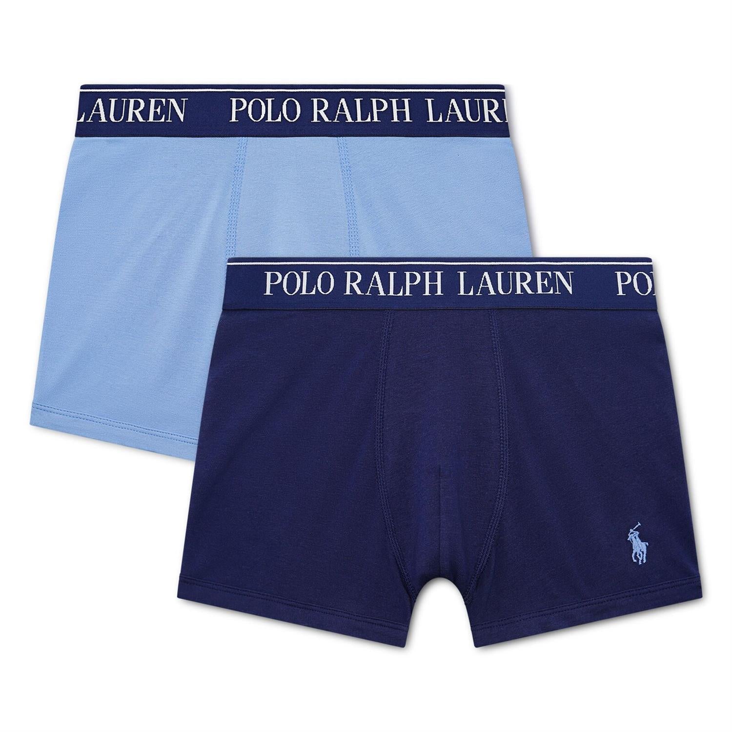 RALPH LAUREN 8-16År 2pk Boxer/Brief Blå - Farmor Ingvarda