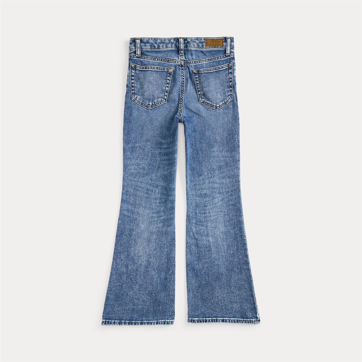 RALPH LAUREN 8-16År Flare Jeans,Jente - Farmor Ingvarda