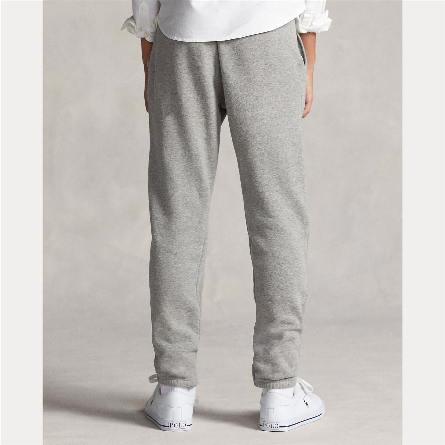 RALPH LAUREN 8-16År Jogger Bottoms Pant Lys Grå Melert - Farmor Ingvarda
