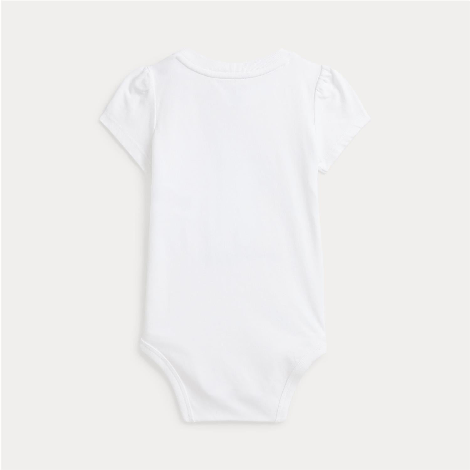RALPH LAUREN Baby 0-24mnd. Bear body Hvit - Farmor Ingvarda