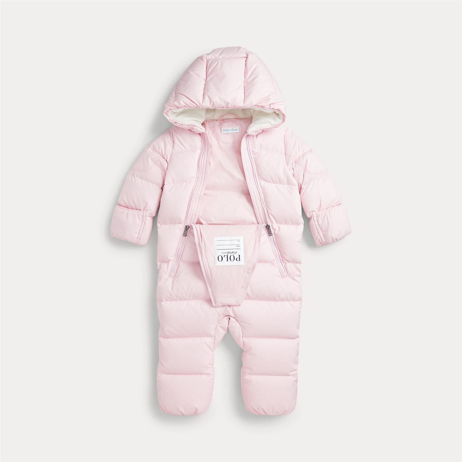 RALPH LAUREN Baby 0-24mnd. Down hooded bunting Rosa - Farmor Ingvarda