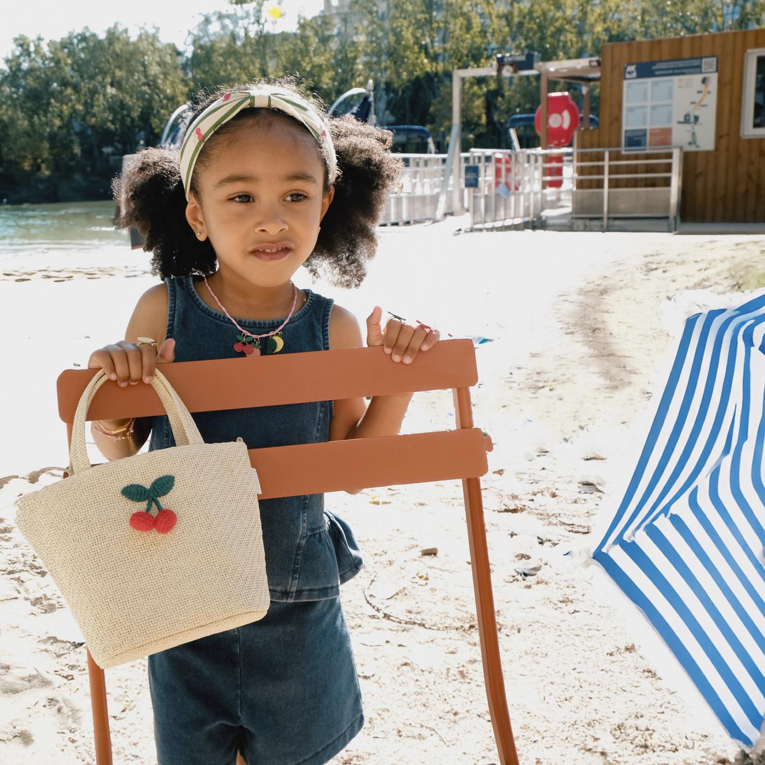 ROCKAHULA Kids Crochet Cherry Basket Bag - Farmor Ingvarda