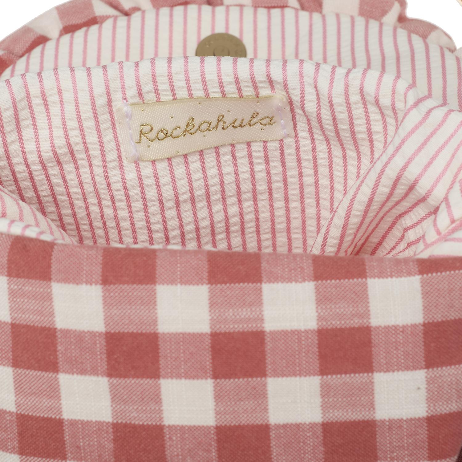 ROCKAHULA Kids Gingham Ruffle Bow Bag - Farmor Ingvarda