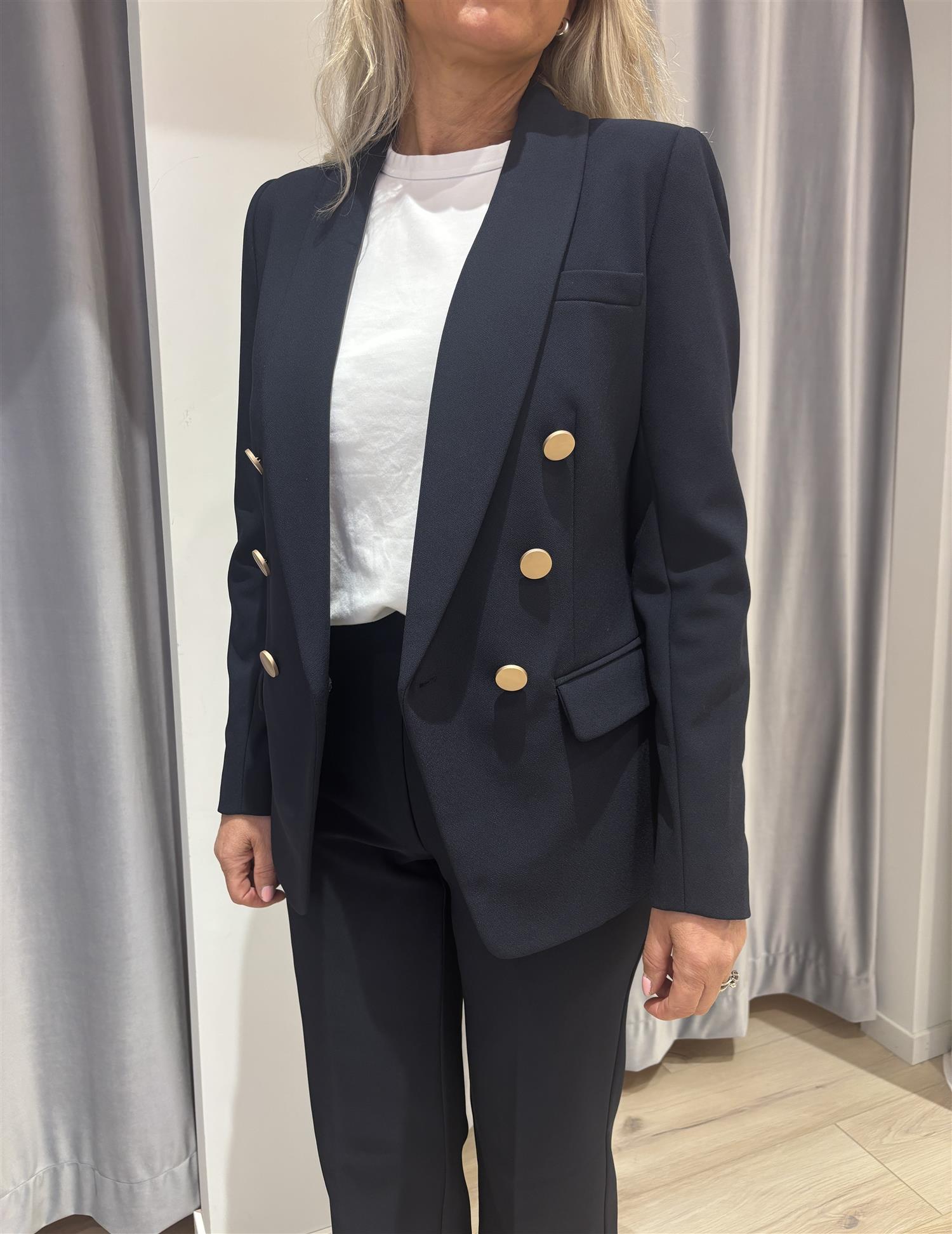 RUE de FEMME Comfy Eloise Blazer Midnight - Farmor Ingvarda