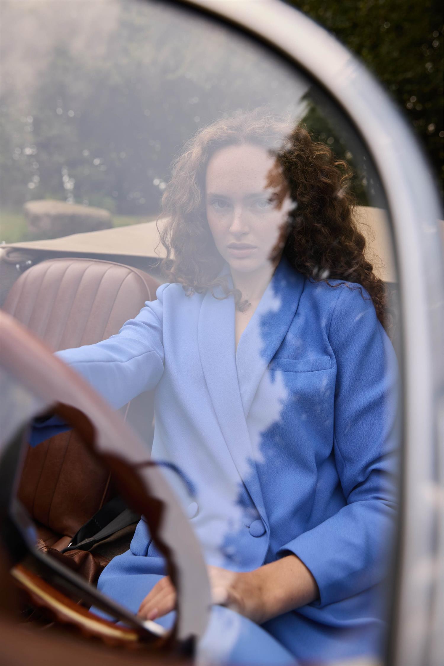 RUE de FEMME Eloiseppa Blazer Sky Blue - Farmor Ingvarda