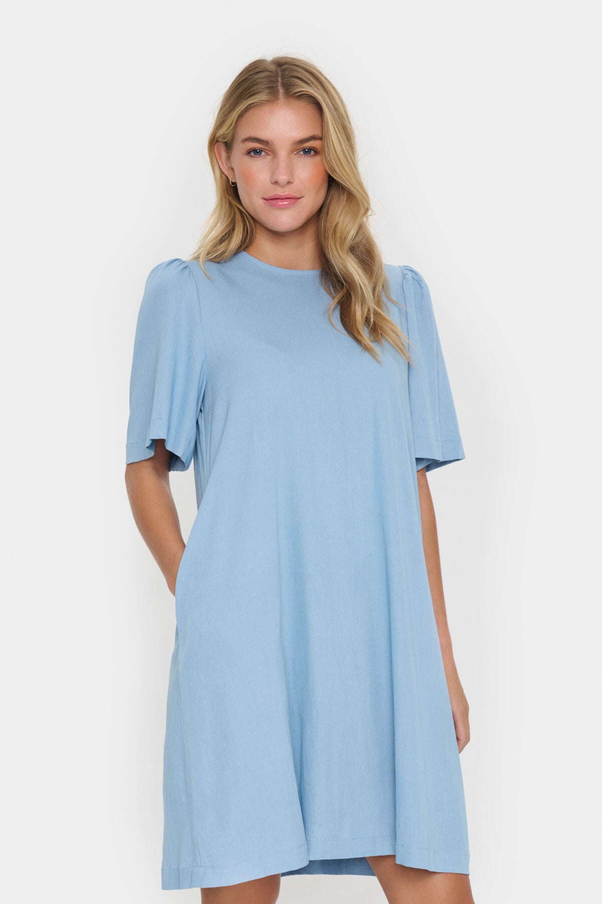 SAINT TROPEZ Jarlien Dress Airy Blue - Farmor Ingvarda