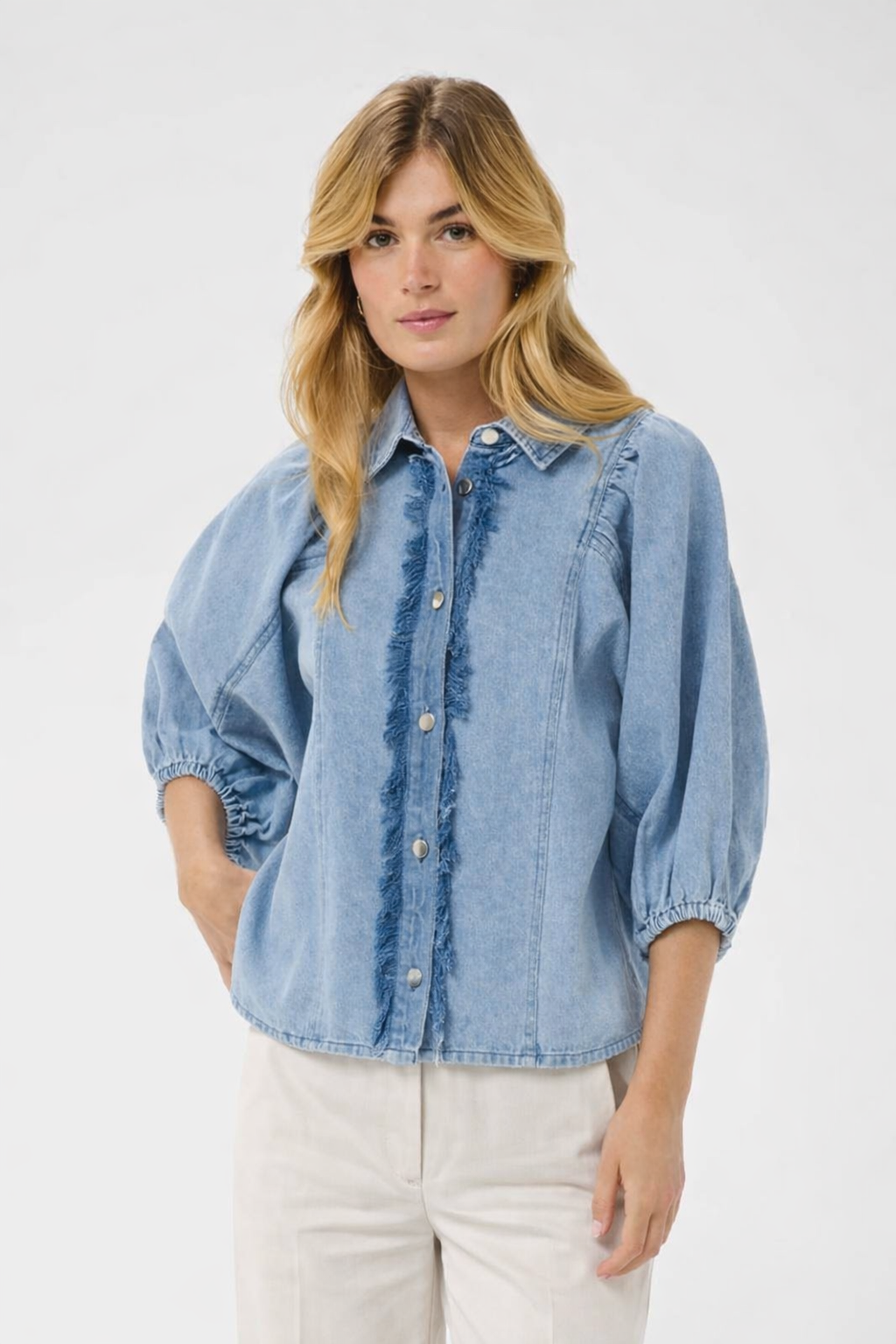 SAINT TROPEZ Othilde Shirt - Farmor Ingvarda