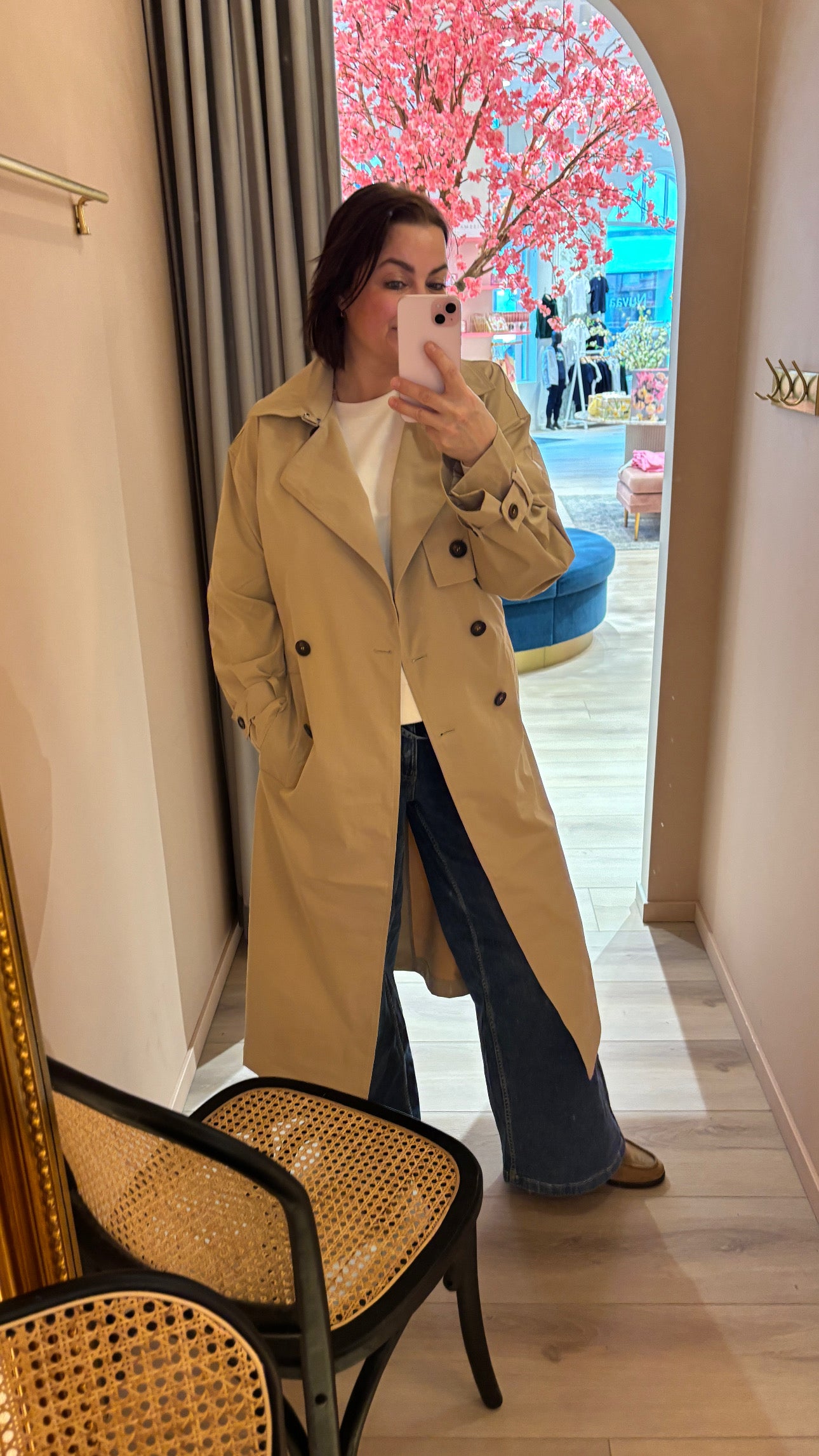 SAINT TROPEZ Otilia Coat - Farmor Ingvarda