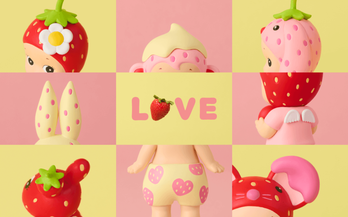 SONNY ANGEL Strawberry Love Valentines 2026 - Farmor Ingvarda