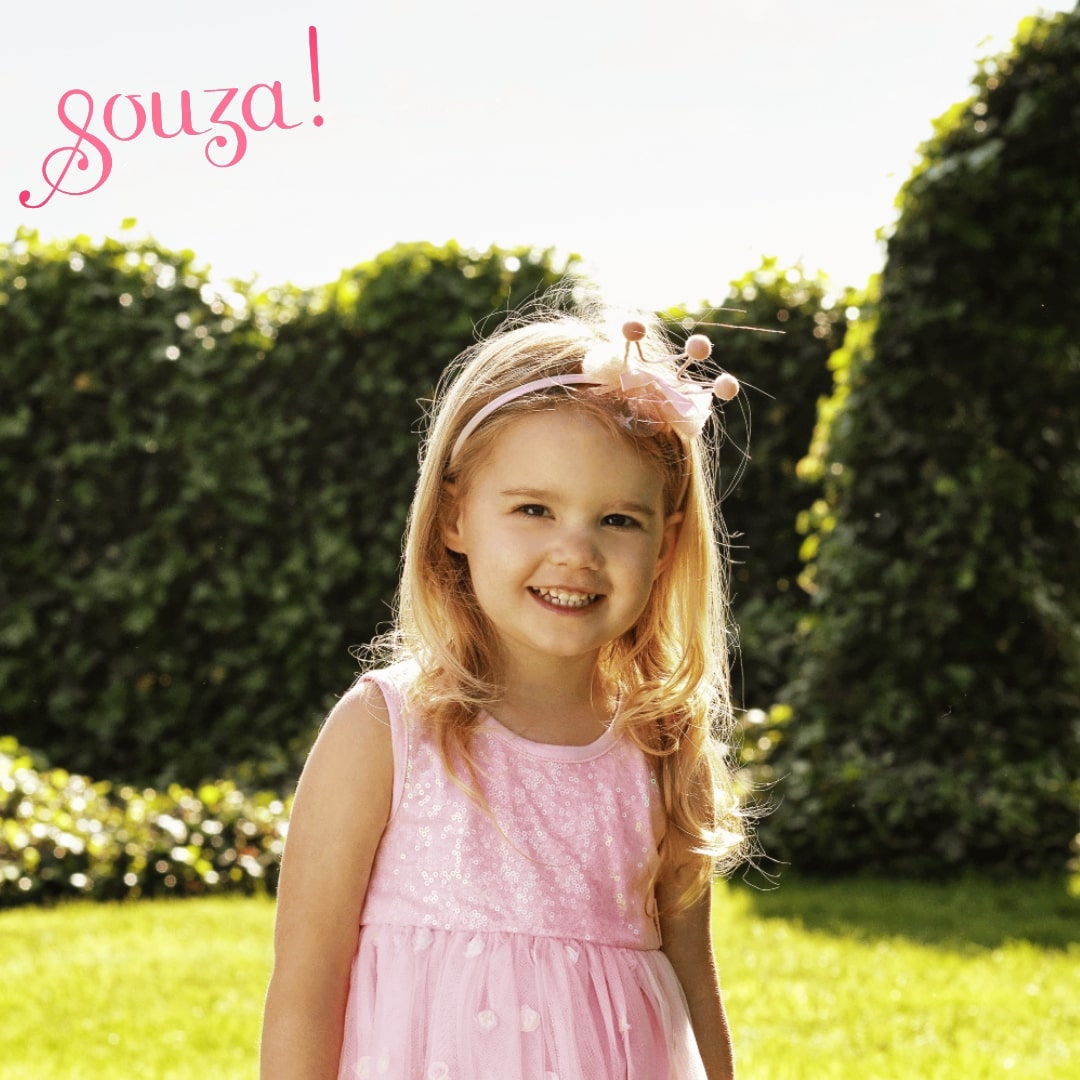 SOUZA! Tiara Jazzlyn Crown Rosa - Farmor Ingvarda