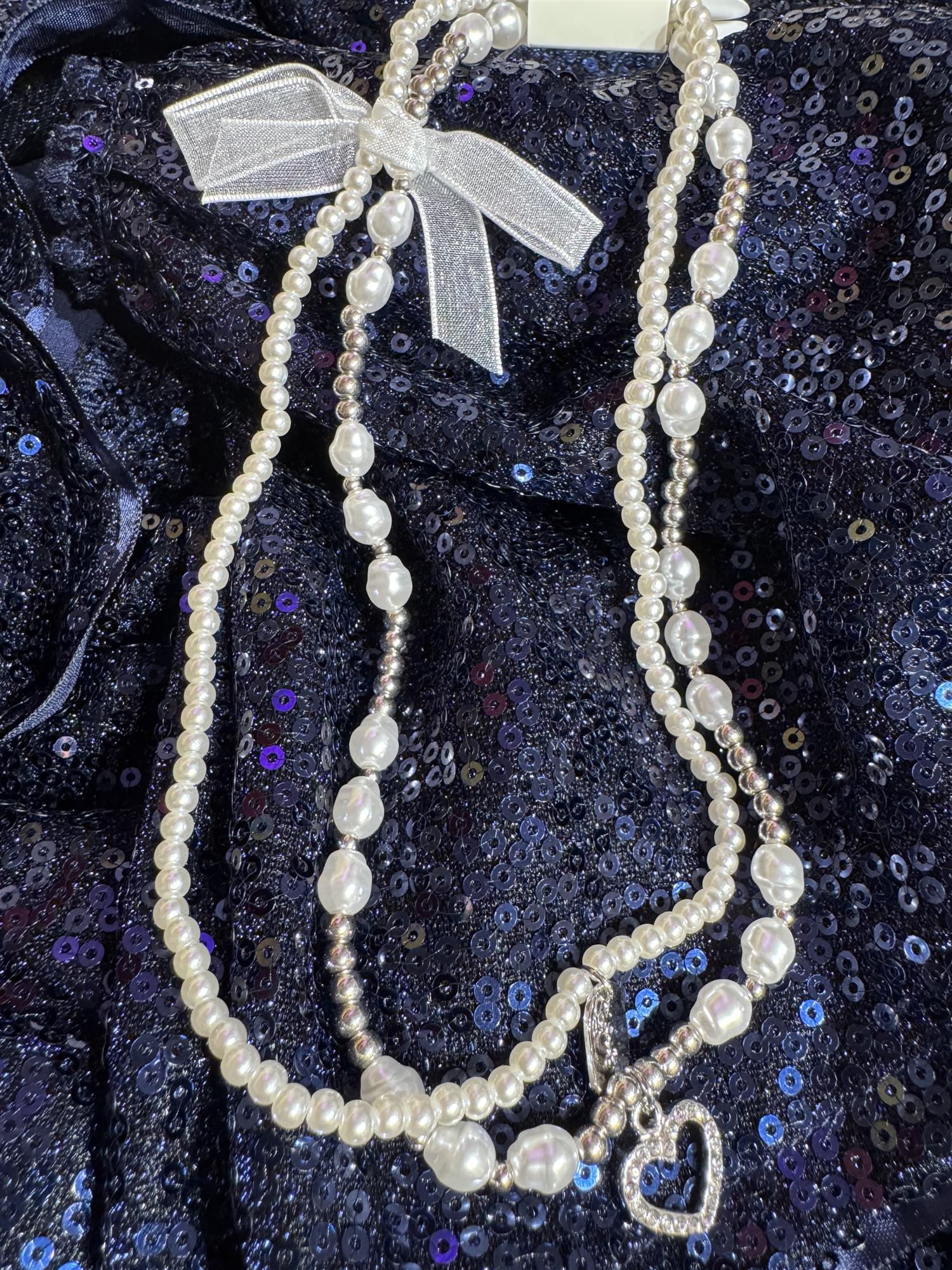 SOUZA! Necklace Bliss,Pearls - Farmor Ingvarda