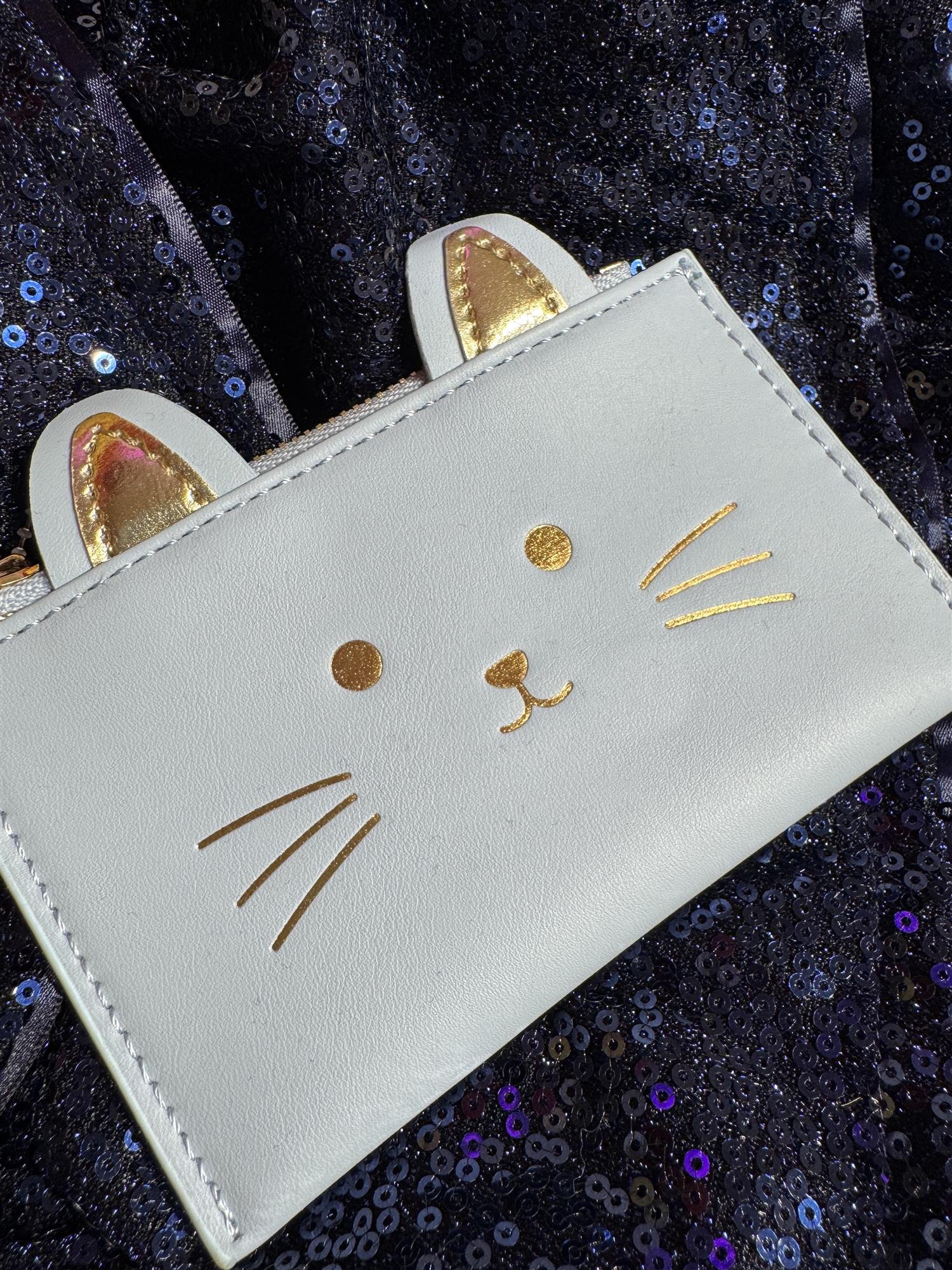 SOUZA! Wallet Kiki Cat Lyseblå - Farmor Ingvarda