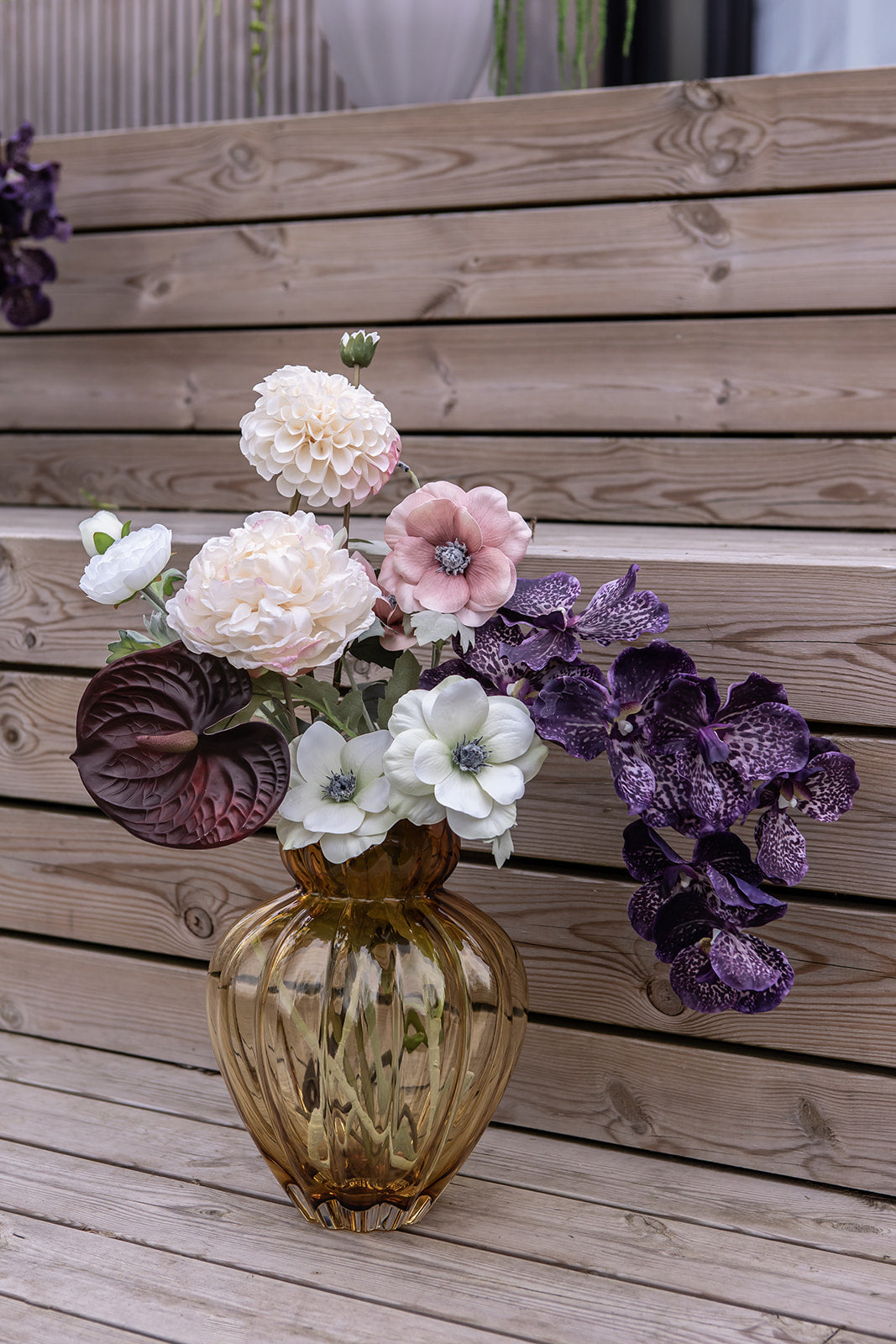 SPECKTRUM Anthurium Burgundy kunstig blomst - Farmor Ingvarda