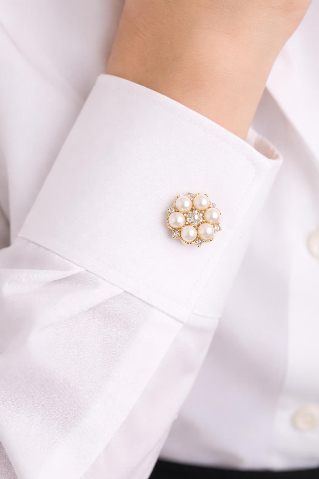STICKY BESTIE Flower Button Covers pk. 6 stk - Farmor Ingvarda