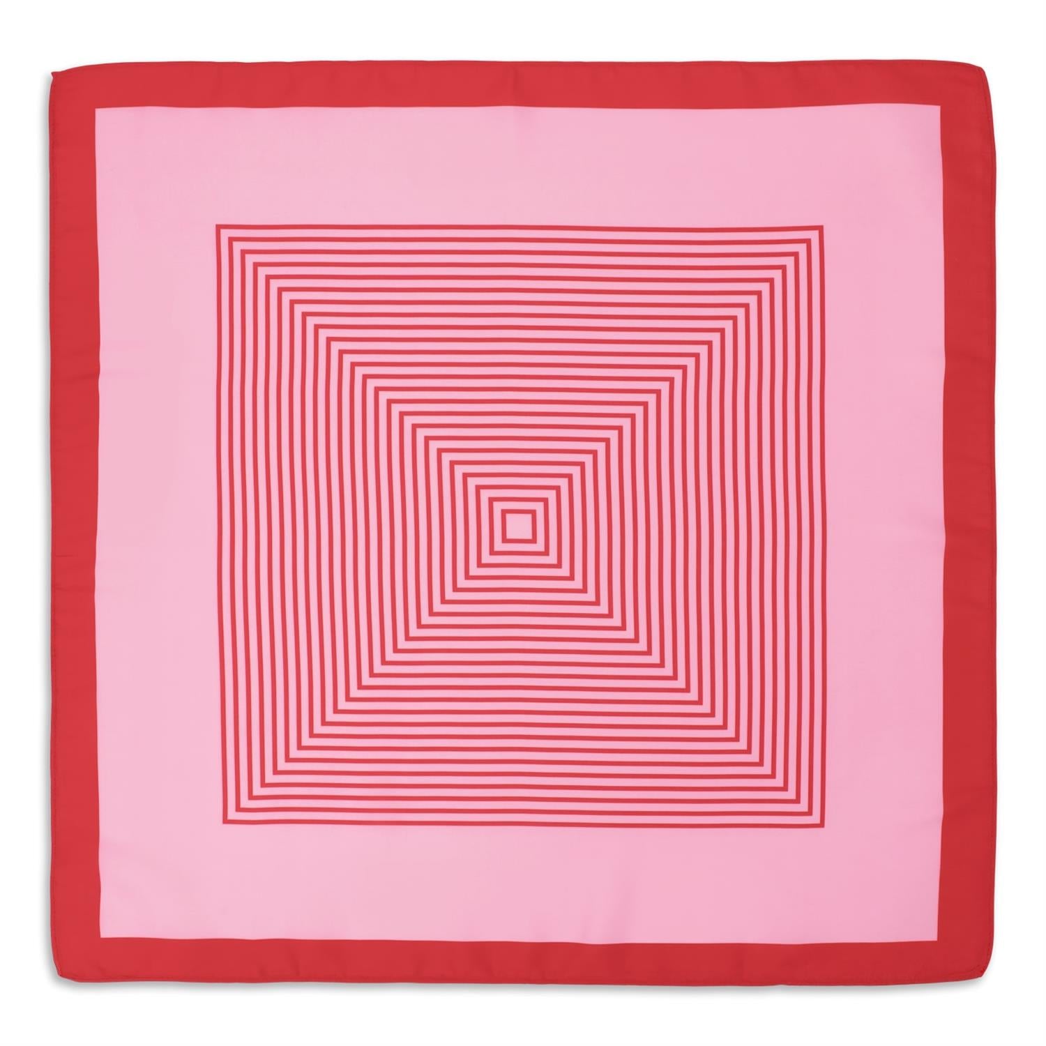 SUI AVA Classic Patterned Scarf Red - Farmor Ingvarda