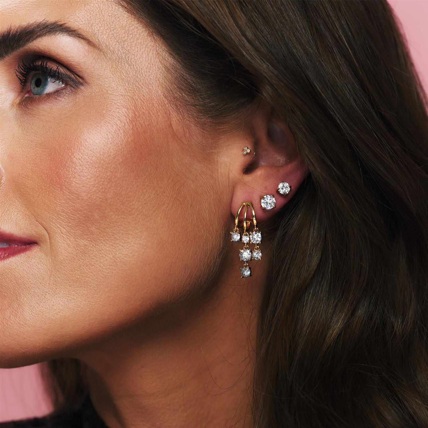 TONE DAMLI by A & C Butterflies Crystal Earrings - Farmor Ingvarda