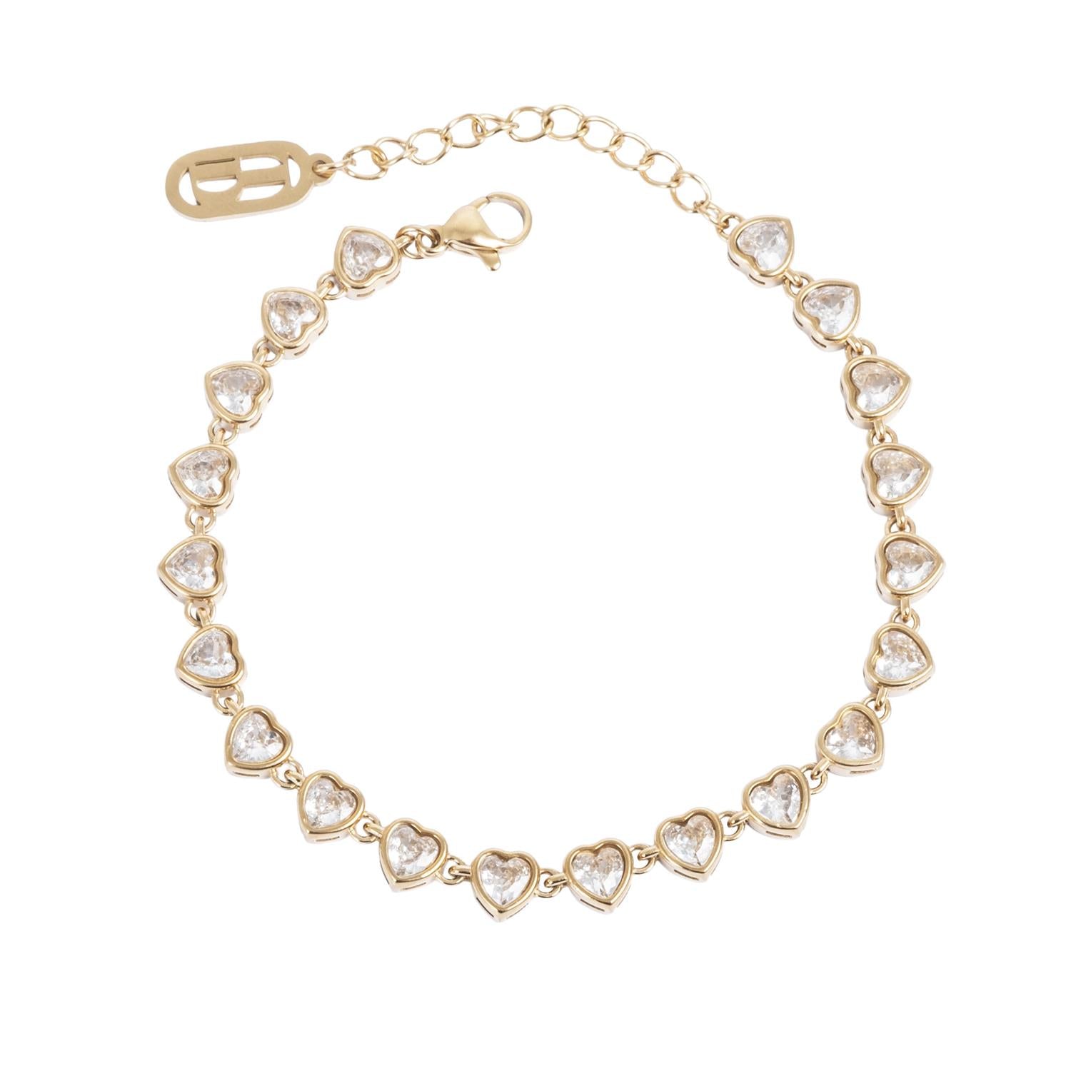 TONE DAMLI by A & C Love Hearts Bracelet - Farmor Ingvarda