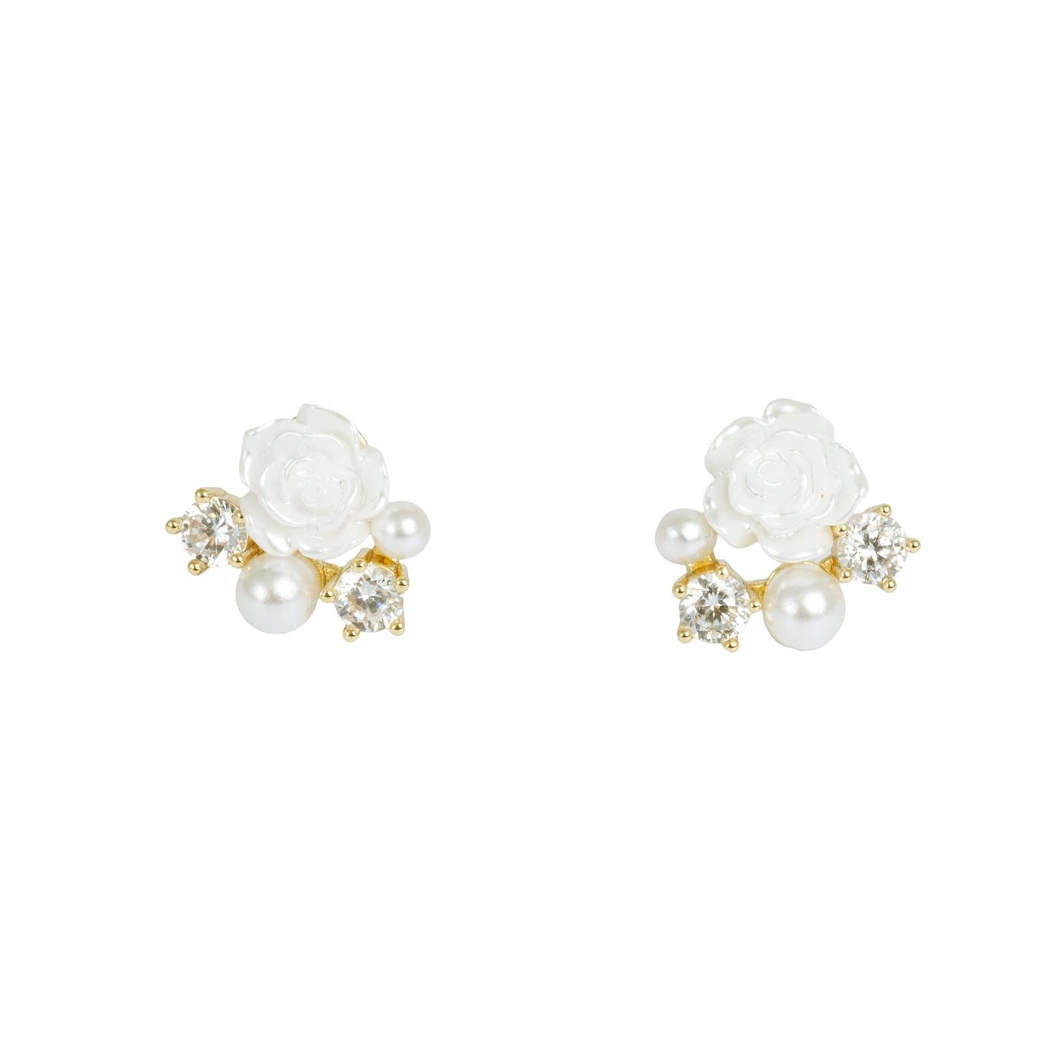 TONE DAMLI by A & C Rose garden earrings - Farmor Ingvarda