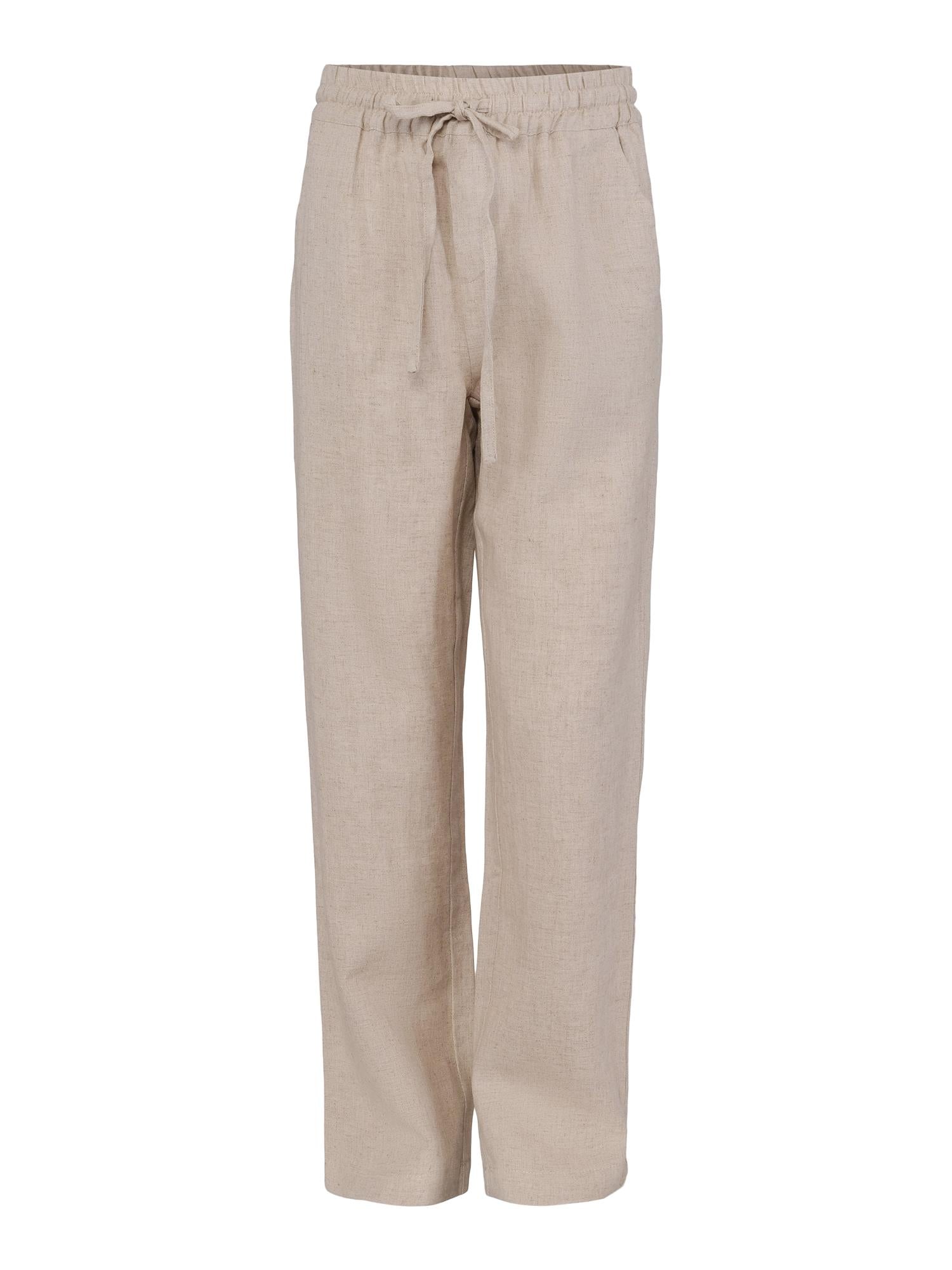 VILJE OG VE Selmer Linen Pant Beige - Farmor Ingvarda