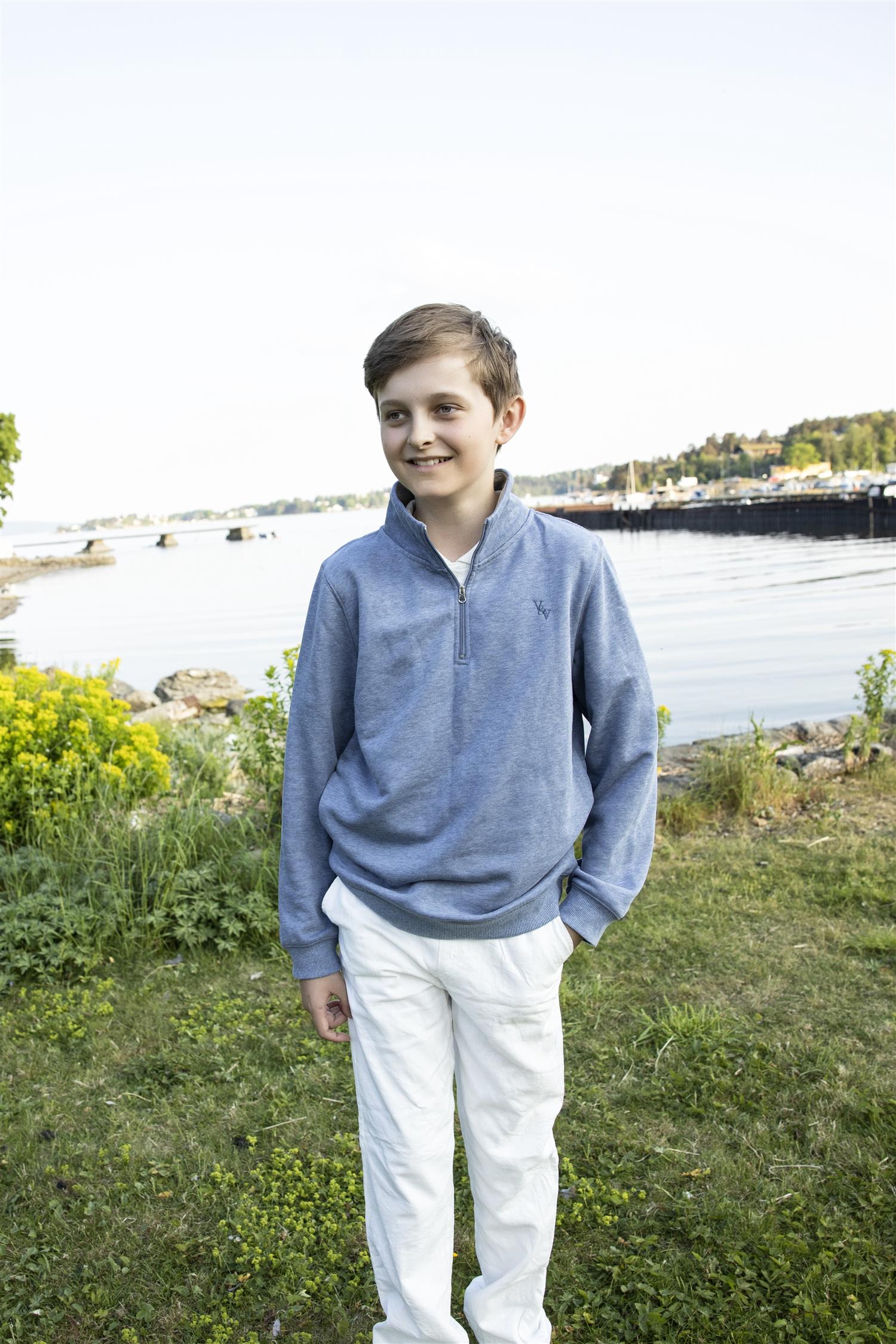 VILJE OG VE Selmer Linen Pant Hvit - Farmor Ingvarda