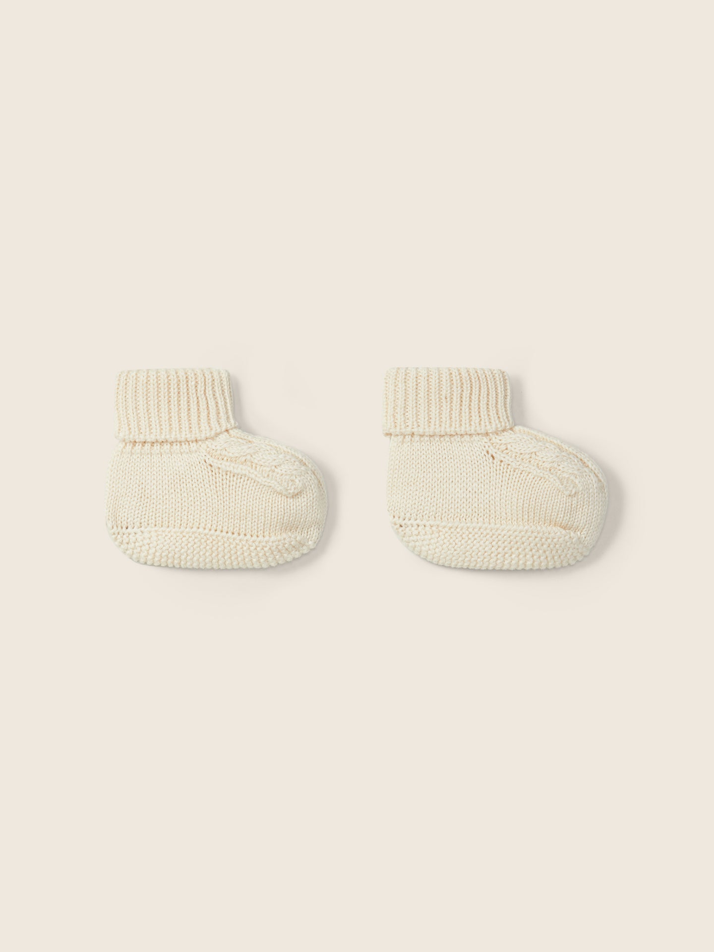 WEDOBLE Babysokker Beige - Farmor Ingvarda