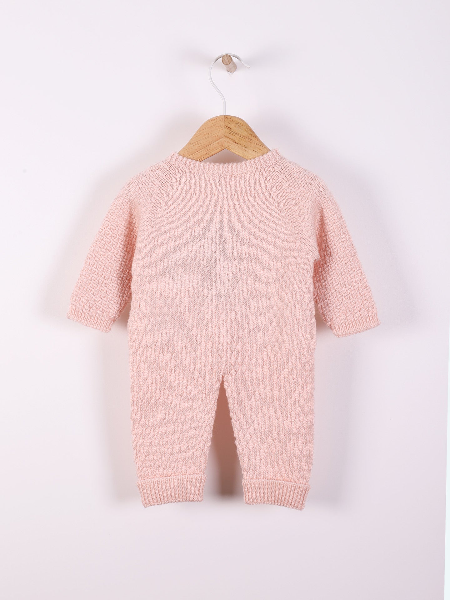 WEDOBLE Strikket Dress Mønster,Ull Lys Rosa - Farmor Ingvarda