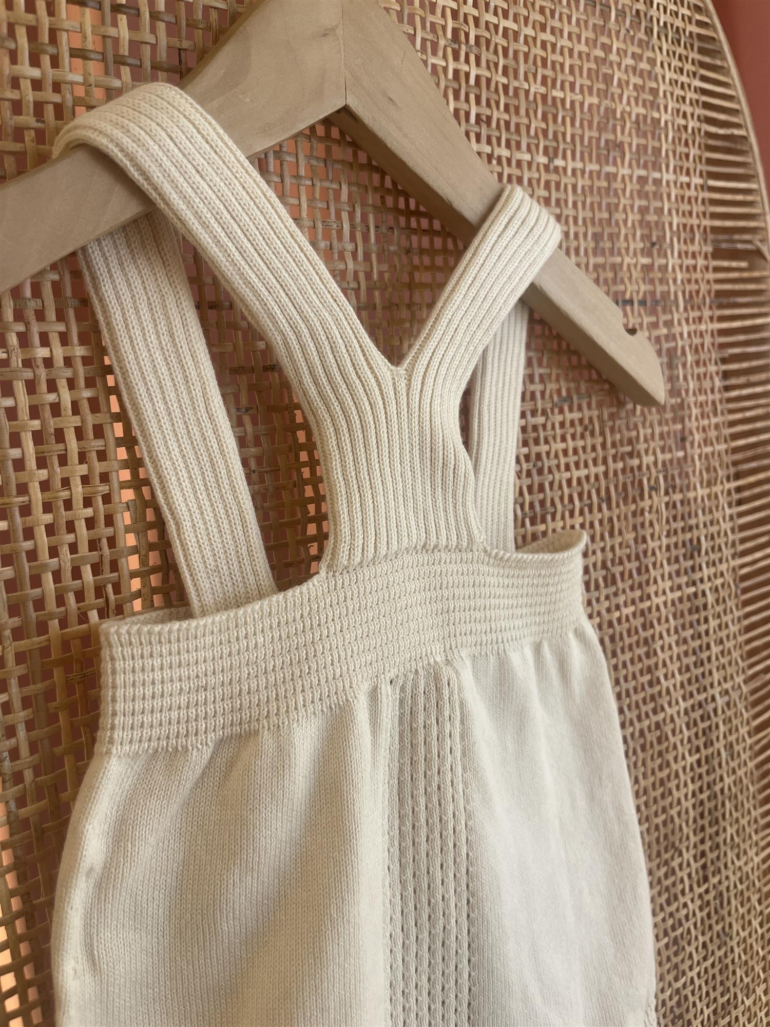 WEDOBLE Strikket Seleshorts Beige - Farmor Ingvarda