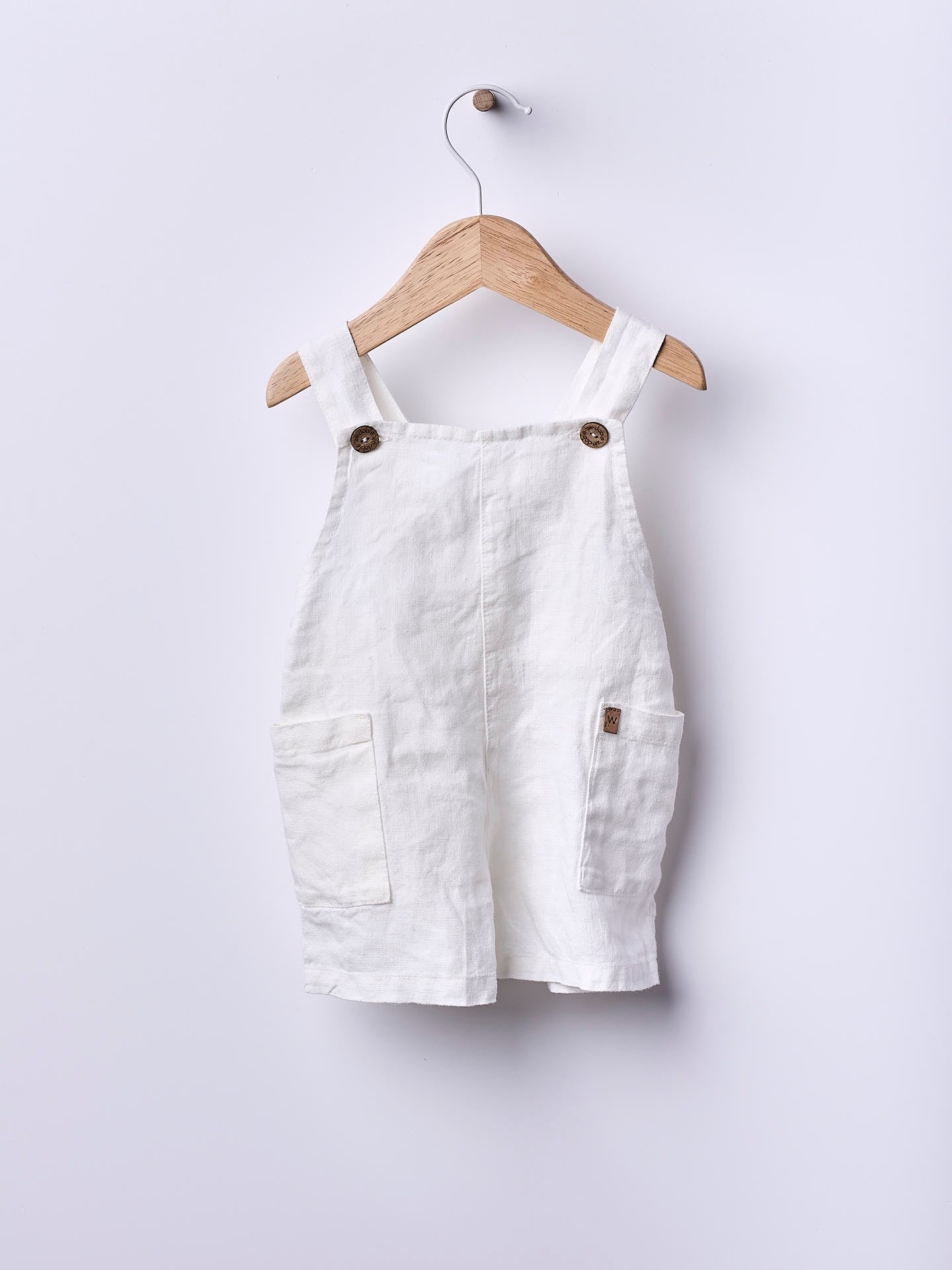 WEDOBLE Lin Seleshorts Hvit - Farmor Ingvarda
