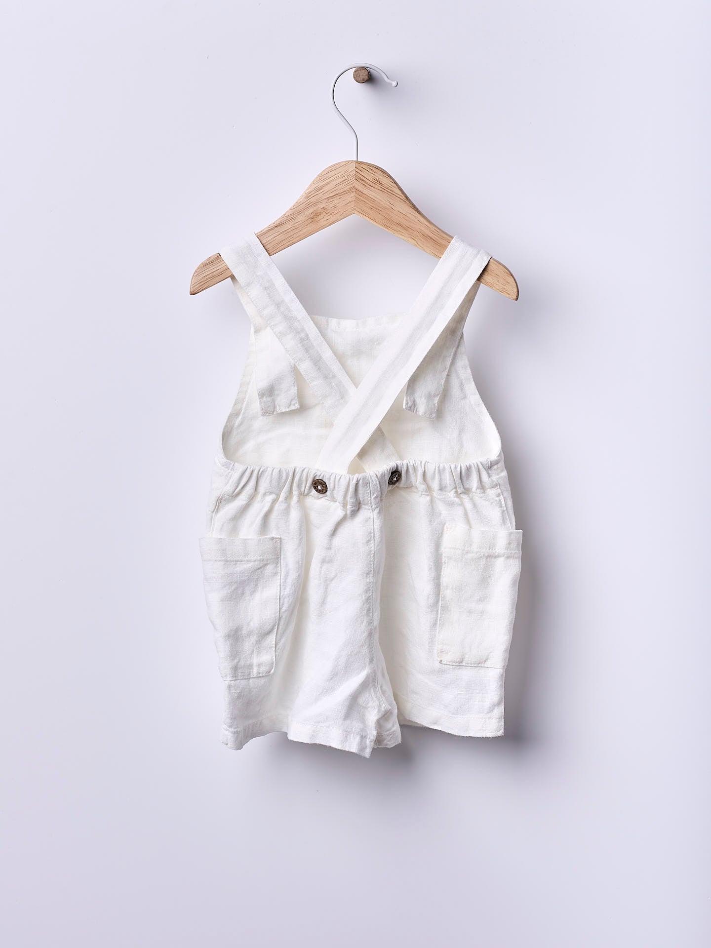 WEDOBLE Lin Seleshorts Hvit - Farmor Ingvarda