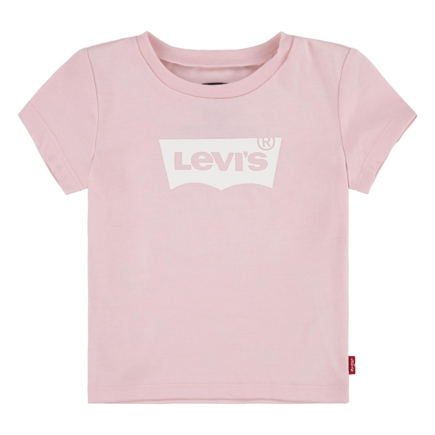 LEVIS 0-3ÅR Batwing T-skjorte Lys Rosa
