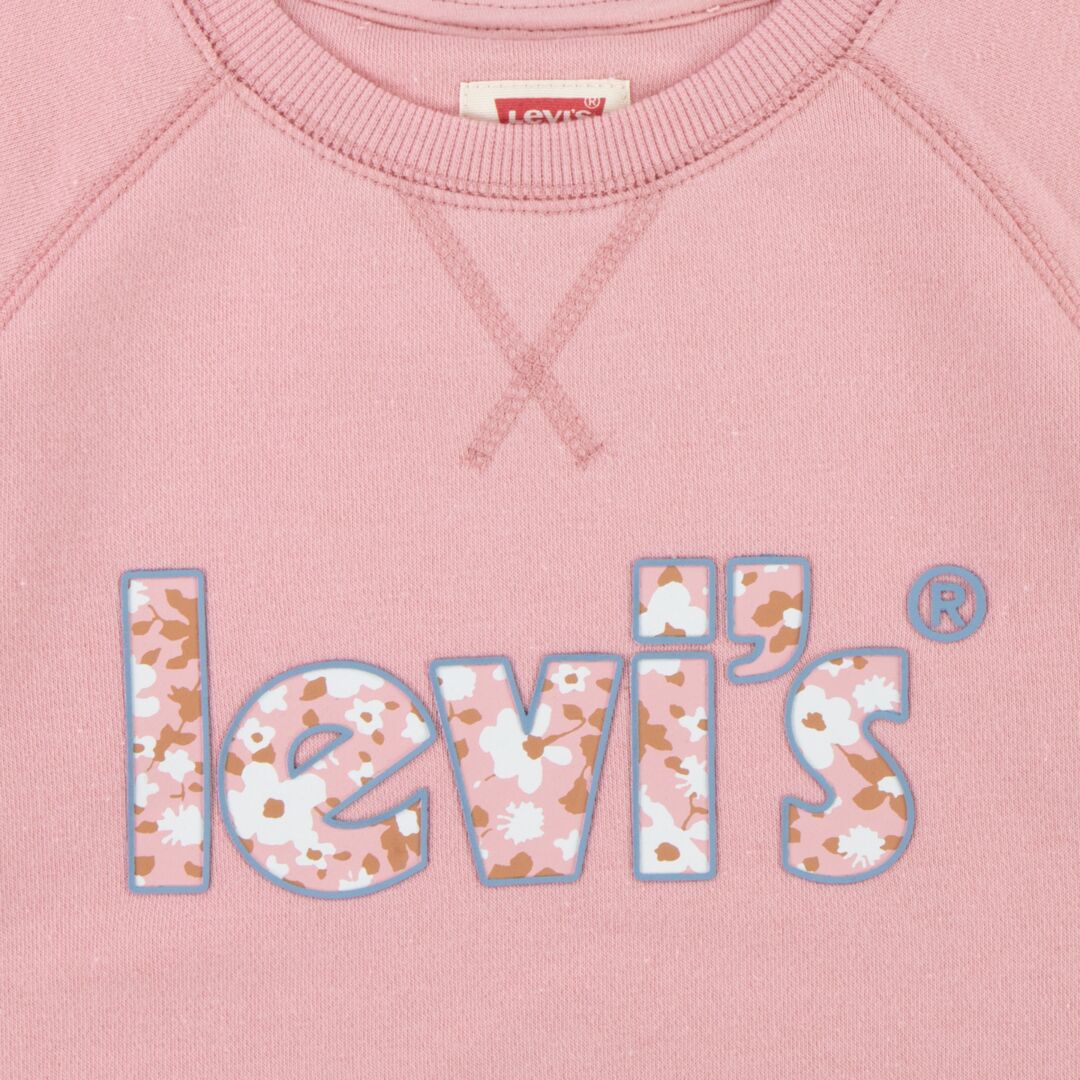 LEVIS Sweatshirt Dress SS Rosa