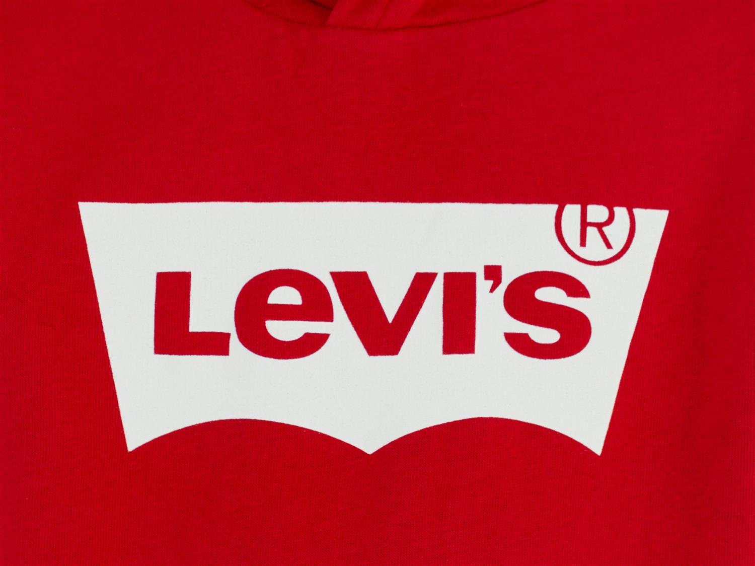LEVIS Hettegenser m/logo Rød