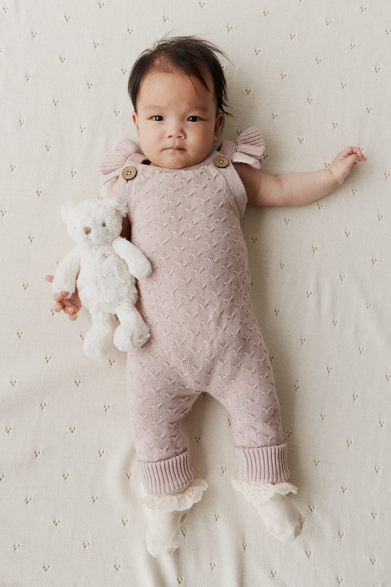 JAMIE KAY Mia Knitted Onepiece,Ballet Pink Lys Rosa