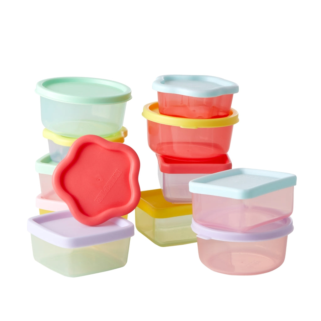 RICE Plastic Small Food Keepers,12pcs