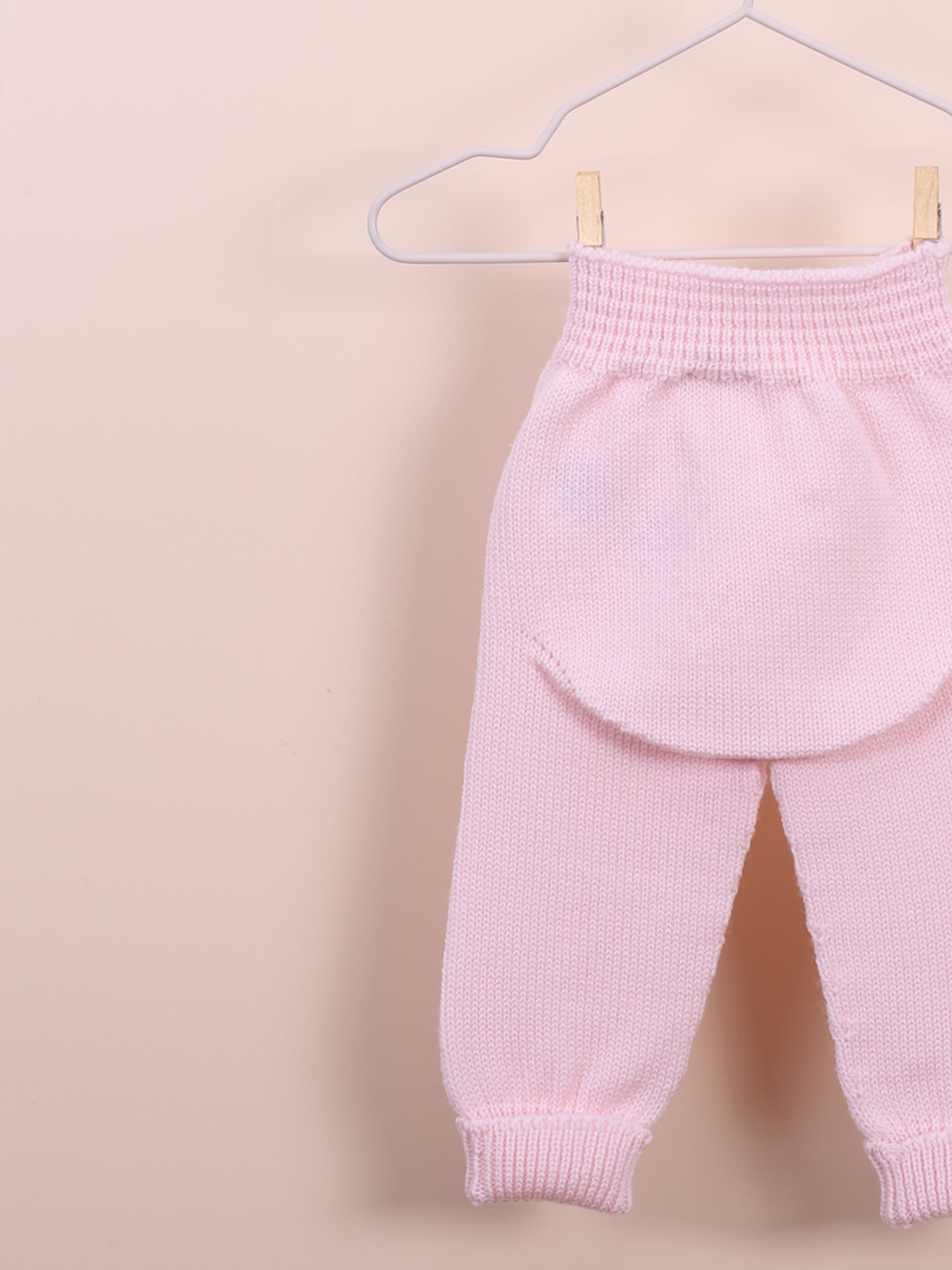 WEDOBLE Knitted Trousers,Wool Lys Rosa