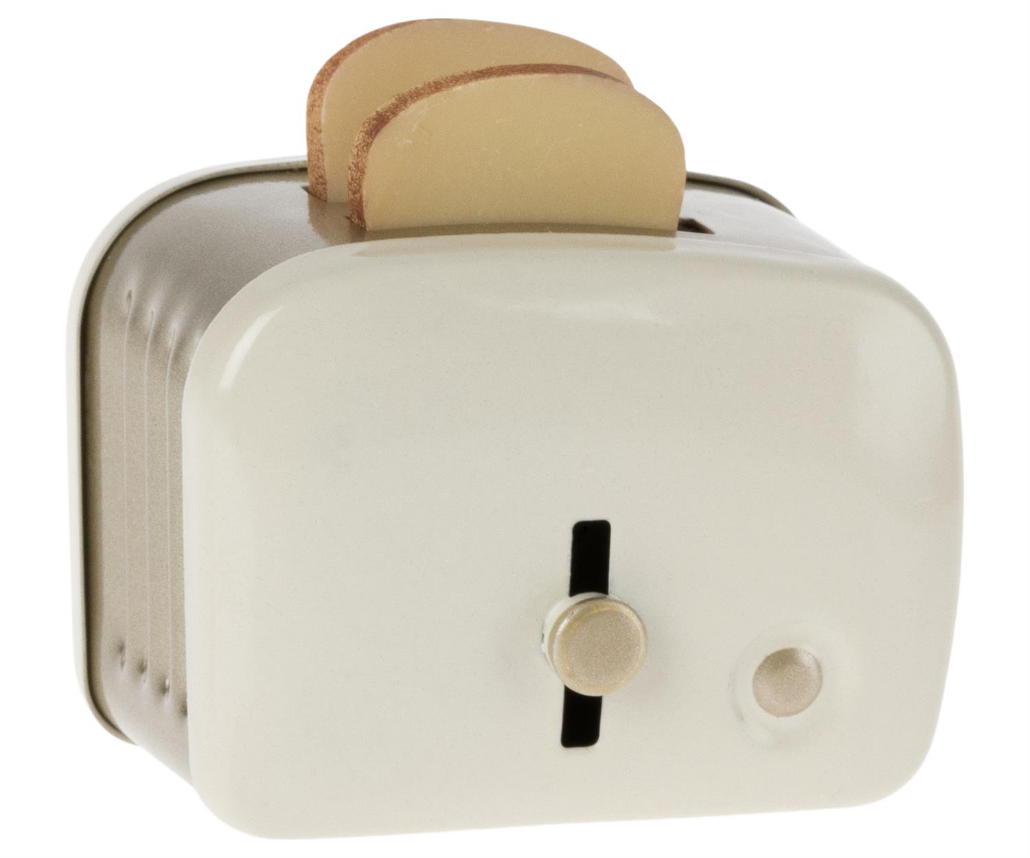 MAILEG Miniature Toaster with bread Krem