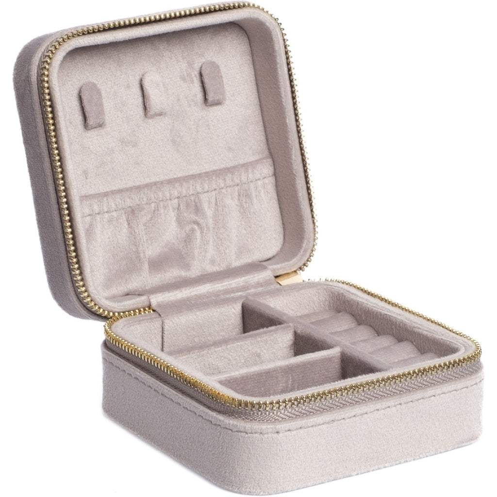 DARK Velvet jewellery mini box Elephant Grey Grå