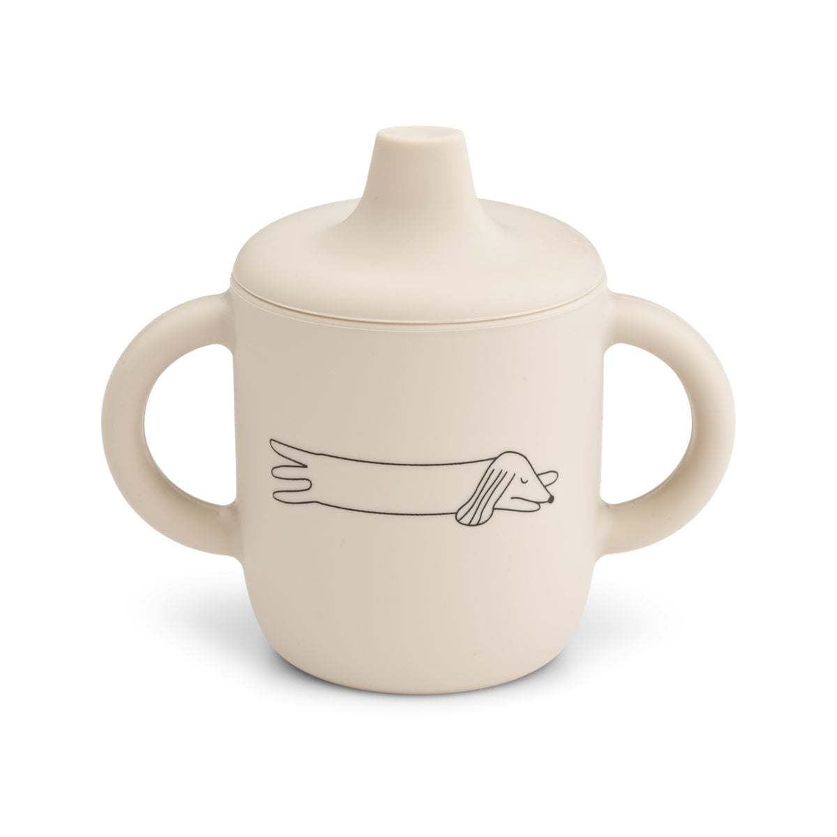 LIEWOOD Neil Sippy Cup,Dog Sand