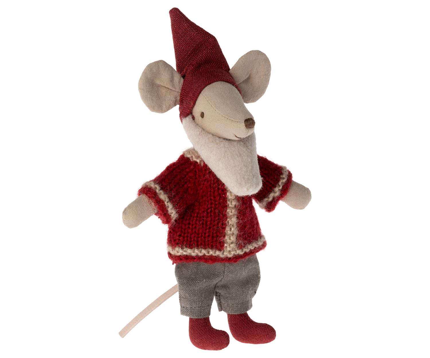 MAILEG Santa Mouse,med sekk og hus