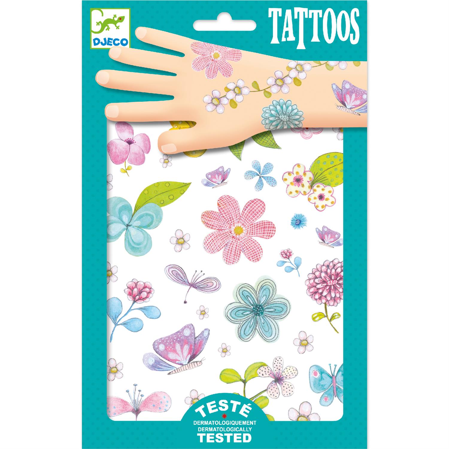 DJECO Tattoos Flowers Multi