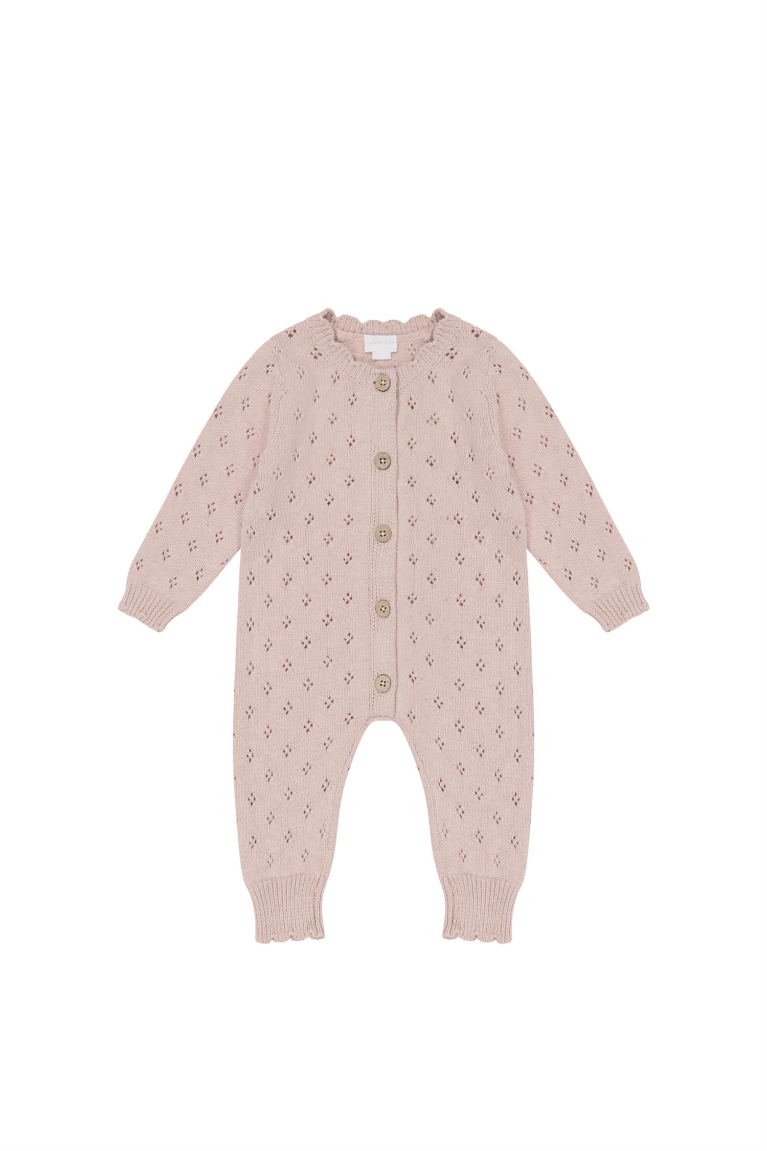 JAMIE KAY Emily Knitted Onepiece Gammelrosa