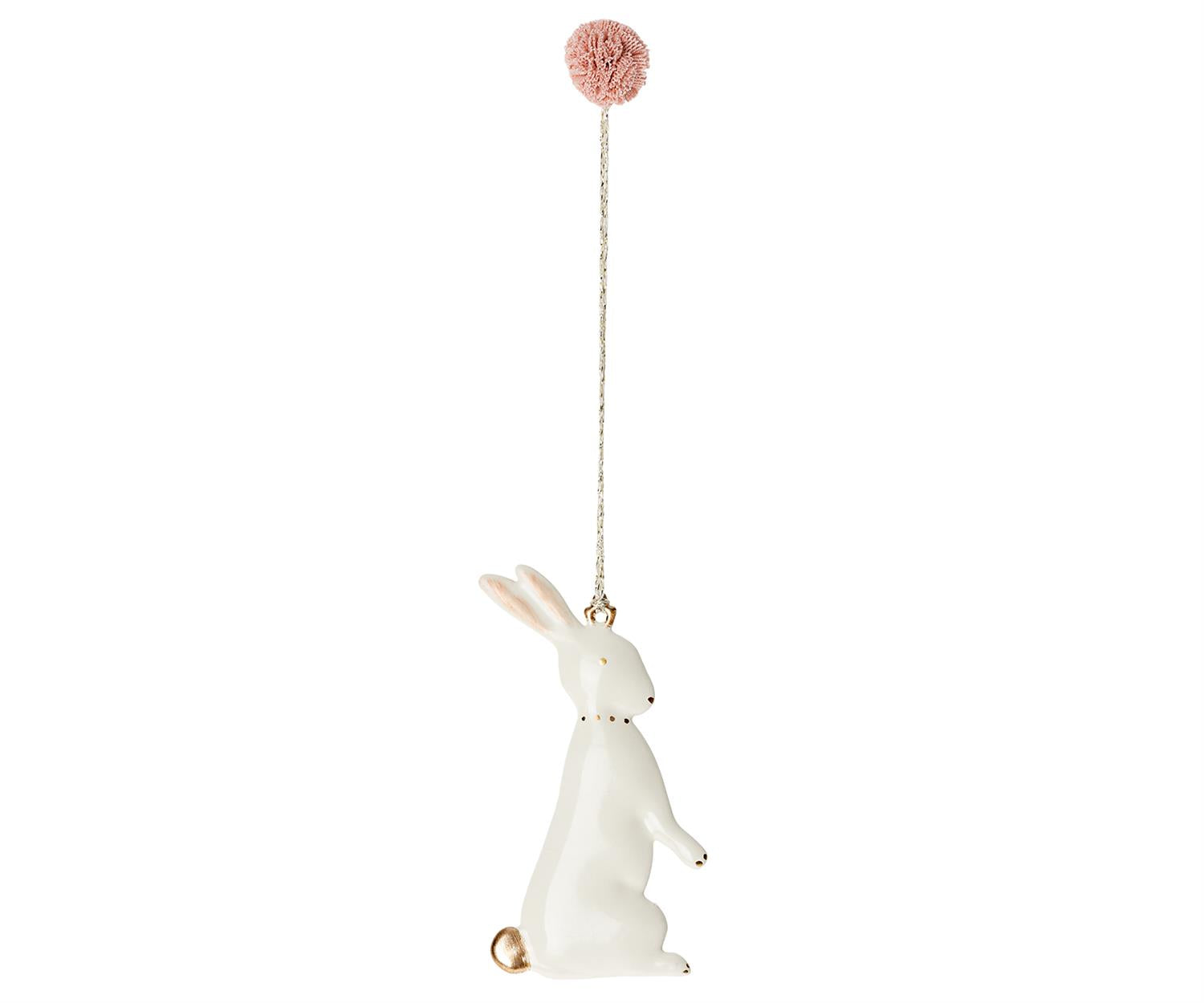 MAILEG Metal ornament,1stk. Bunny ass. Krem - Farmor Ingvarda